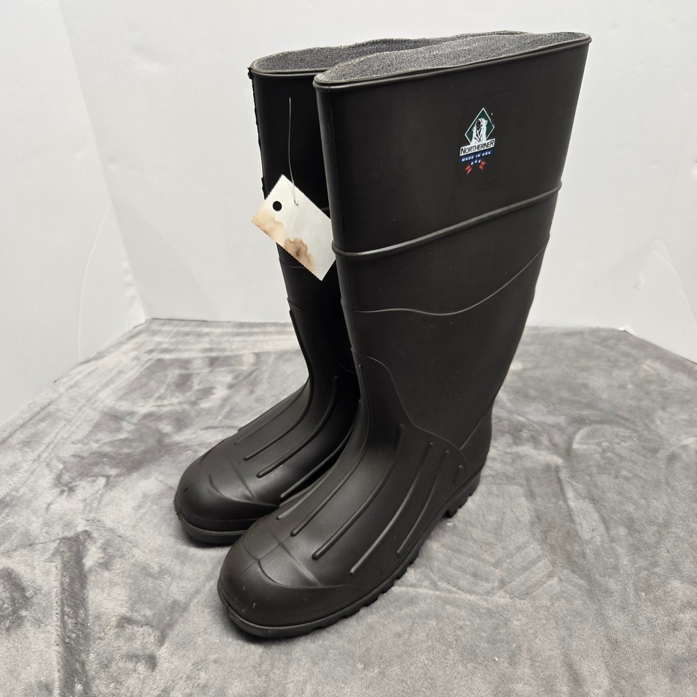 Northerner PVC Brown Waterproof Knee High Work Boots Made in USA 18805 Size 7